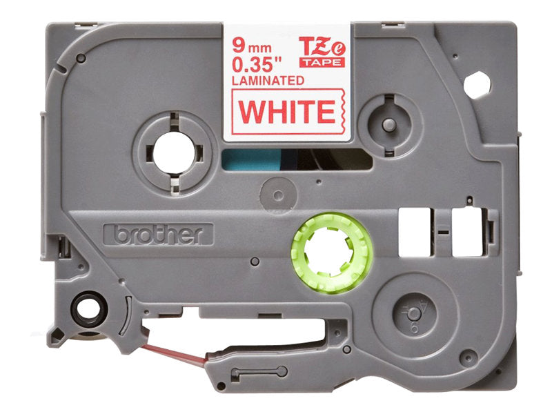 Brother TZe-222 - Rouge sur blanc - Rouleau (0,9 cm x 8 m) 1 cassette(s) ruban laminé - pour Brother PT-D210, D600, H110, P750, P950, P-Touch Cube PT-P300, P-Touch Cube Pro PT-P910 Super Promo PC