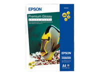Epson Premium - Brillant - enduit de résine - A4 (210 x 297 mm) - 255 g/m² - 50 feuille(s) papier photo - pour EcoTank ET-2650, 2750, 2751, 2756, 2850, 2851, 2856, 4750, 4850 Super Promo PC