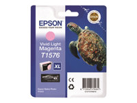 Epson T1576 - 25.9 ml - Magenta vif clair - originale - blister - cartouche d'encre - pour Stylus Photo R3000 Super Promo PC