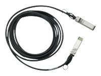 Cisco SFP+ Copper Twinax Cable - Câble à attache directe - SFP+ pour SFP+ - 5 m - twinaxial - SFF-8436/IEEE 802.3ae - pour Catalyst 2960, 2960-24, 2960-48, 2960G-24, 2960G-48, 2960S-24, 2960S-48; UCS 6140 Super Promo PC