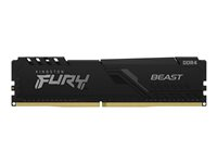 Kingston FURY Beast - DDR4 - kit - 32 Go: 2 x 16 Go - DIMM 288 broches - 2666 MHz / PC4-21300 - mémoire sans tampon Super Promo PC