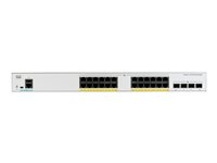 Cisco Catalyst 1000-24P-4X-L - Commutateur - Géré - 13 x 10/100/1000 (PoE+) + 11 x 10/100/1000 + 4 x SFP+ 10 Go (liaison montante) - Montable sur rack - PoE+ (195 W) Super Promo PC