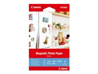 Canon Magnetic Photo Paper MG-101 - Brillant - 13 millièmes de pouce - 100 x 150 mm - 670 g/m² - 178 lbs - 5 feuille(s) papier photo magnétique Super Promo PC