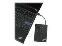 Lenovo ThinkPad USB 3.0 Secure - Disque dur - 500 Go - externe ( portable ) - USB 3.0 - 5400 tours/min - pour ThinkCentre M800; Thinkpad 13; 13 Chromebook; ThinkPad L460; P40 Yoga; X1 Tablet; X1 Yoga Super Promo PC