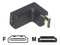 MCL - Adaptateur coudé HDMI type A mâle / femelle Super Promo PC
