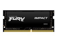 Kingston FURY Impact - DDR4 - module - 16 Go - SO DIMM 260 broches - 2666 MHz / PC4-21300 - mémoire sans tampon Super Promo PC