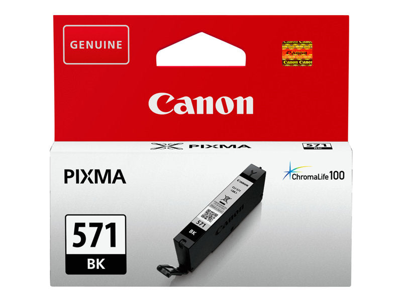 Canon CLI-571BK - 7 ml - noir - originale - réservoir d'encre - pour PIXMA MG5751, MG5752, MG5753, MG6851, MG6852, MG6853, MG7750, MG7751, MG7752, MG7753 Super Promo PC