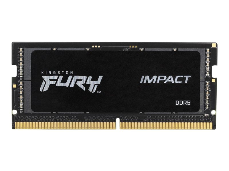 Kingston FURY Impact - DDR5 - kit - 32 Go: 2 x 16 Go - SO DIMM 262 broches - 4800 MHz / PC5-38400 - mémoire sans tampon Super Promo PC