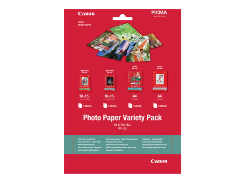 Canon Variety Pack VP-101 - kit papier photo - 20 feuille(s) Super Promo PC