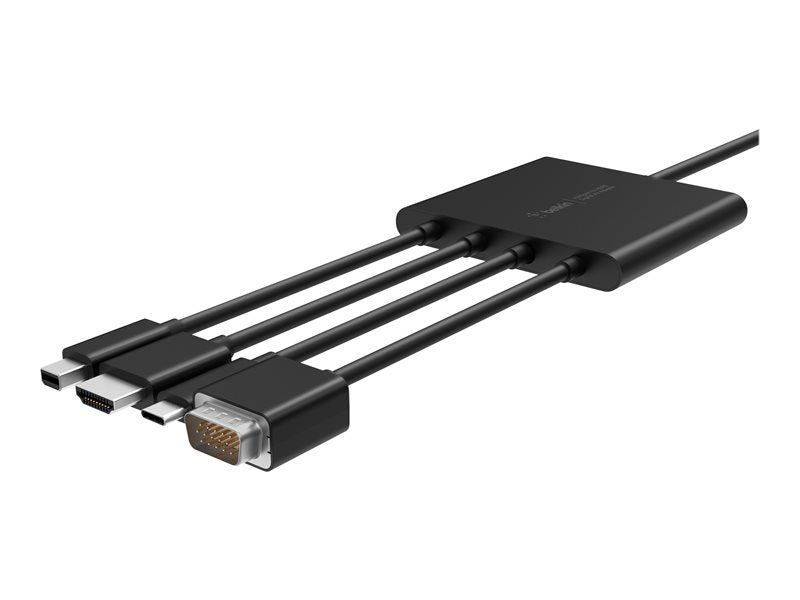 Belkin - Adaptateur AV Numérique Multiport vers HDMI - Mini DisplayPort, USB-C, Adaptateur HDMI et VGA vers HDMI, Prise en Charge 4K Ultra HD et Audio Super Promo PC