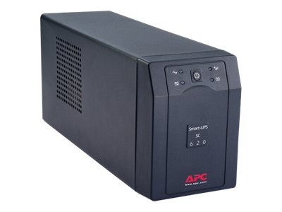 APC Smart-UPS SC 620VA - Onduleur - CA 230 V - 390 Watt - 620 VA - RS-232 - connecteurs de sortie : 4 - gris Super Promo PC
