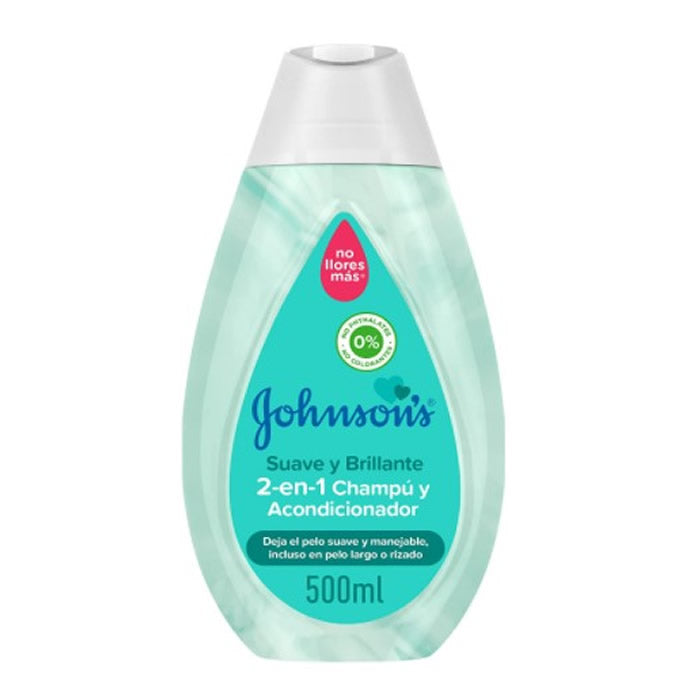 Johnsons Soft And Brilliant 2 In 1 Shampoo And Conditioner 500ml Johnsons