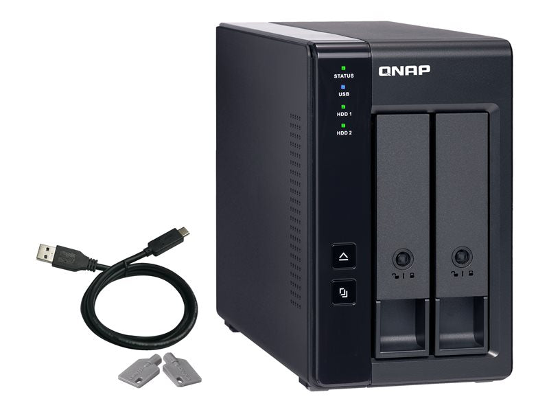 QNAP TR-002 - Baie de disques - 2 Baies (SATA-600) - USB 3.1 Gen 2 (externe) Super Promo PC