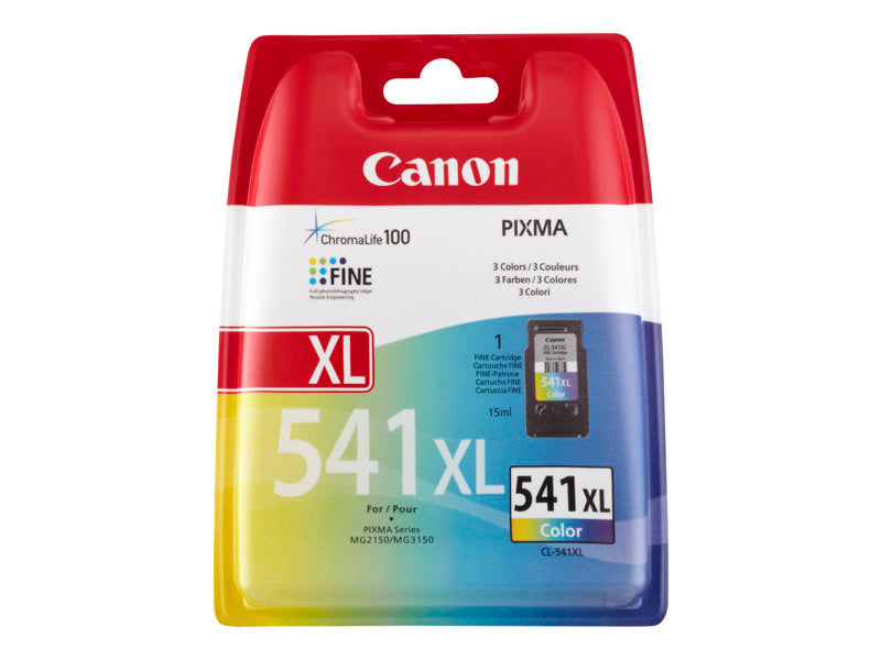 Canon CL-541XL - 15 ml - à rendement élevé - couleur (cyan, magenta, jaune) - original - cartouche d'encre - pour PIXMA GM4050, MG3150, MG3510, MG3550, MG3650, MG4250, MX475, MX525, MX535, TS5150, TS5151 Super Promo PC