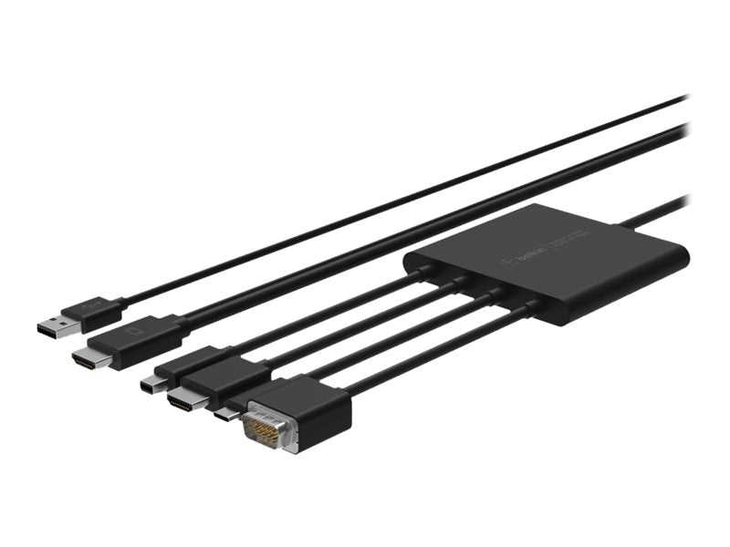 Belkin - Adaptateur AV Numérique Multiport vers HDMI - Mini DisplayPort, USB-C, Adaptateur HDMI et VGA vers HDMI, Prise en Charge 4K Ultra HD et Audio Super Promo PC