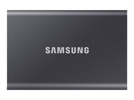Samsung T7 MU-PC1T0T - SSD - chiffré - 1 To - externe (portable) - USB 3.2 Gen 2 (USB-C connecteur) - AES 256 bits - gris titan Super Promo PC