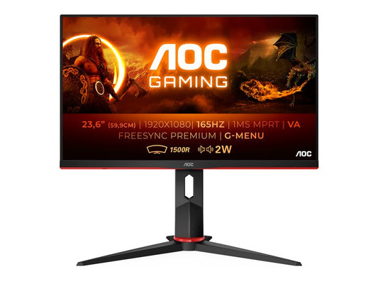 AOC Gaming C24G2AE/BK - écran LED - incurvé - Full HD (1080p) - 24" Super Promo PC