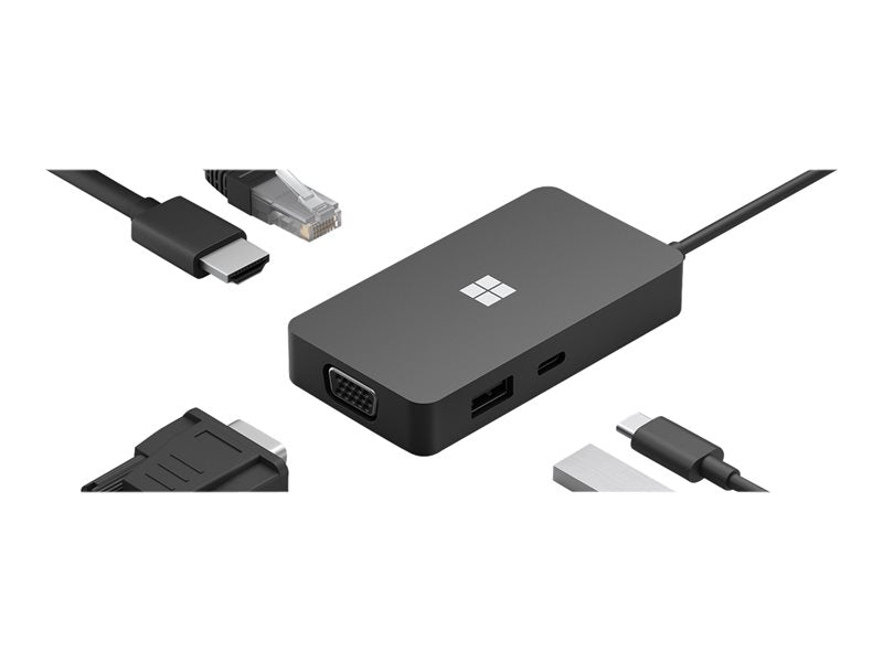 Microsoft USB-C Travel Hub - Station d'accueil - USB-C - VGA, HDMI - GigE - commercial Super Promo PC
