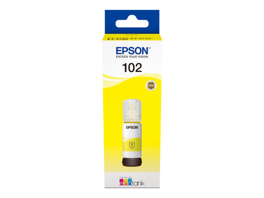 Epson 102 - 70 ml - jaune - original - réservoir d'encre - pour EcoTank ET-15000, 2750, 2751, 2756, 2850, 2851, 2856, 3850, 4750, 4850, 4856 Super Promo PC