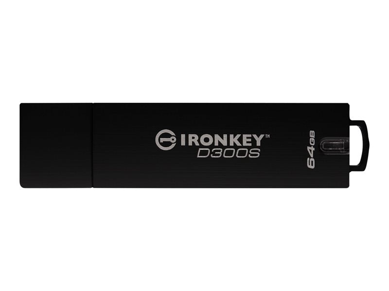 IronKey D300S - Clé USB - chiffré - 64 Go - USB 3.1 Gen 1 - FIPS 140-2 Level 3 - Conformité TAA Super Promo PC