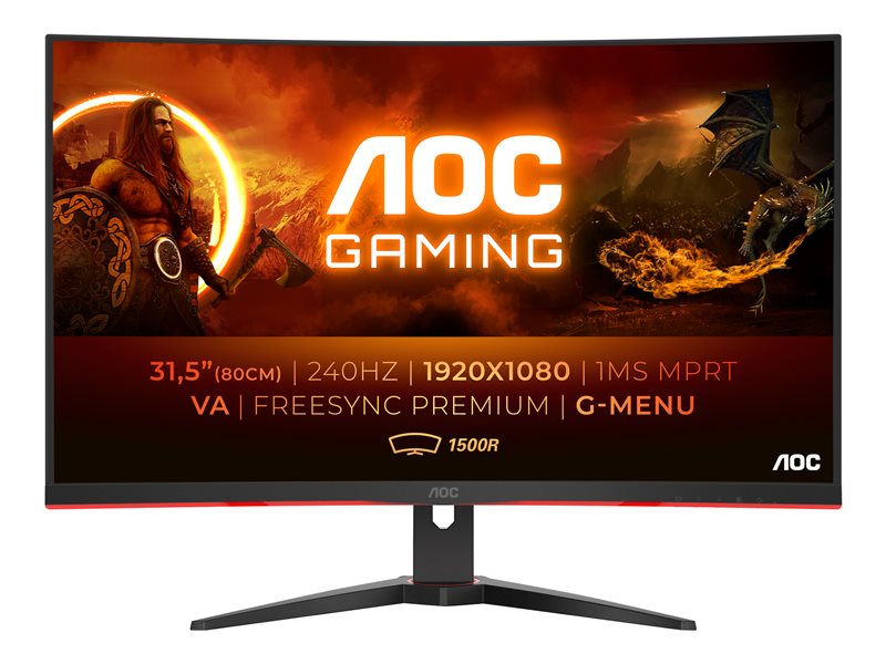 AOC Gaming C32G2ZE/BK - écran LED - incurvé - Full HD (1080p) - 32" Super Promo PC