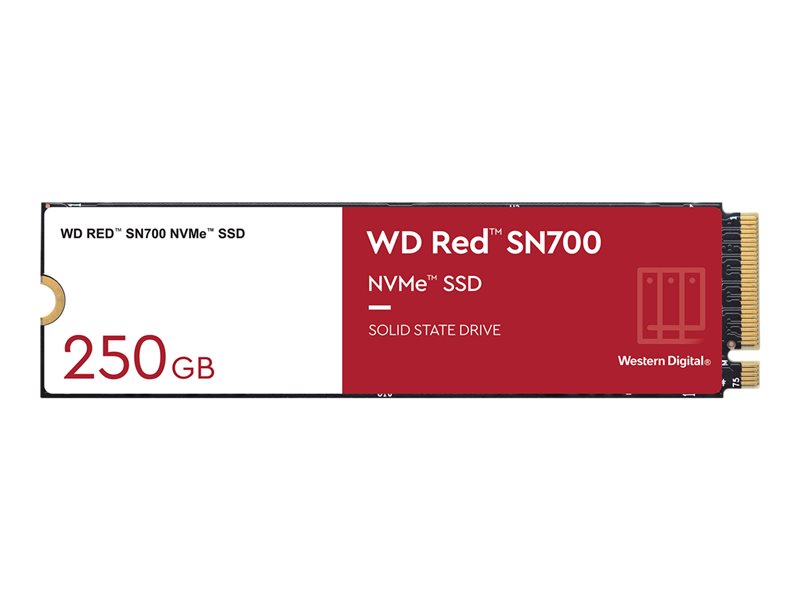 WD Red SN700 WDS250G1R0C - SSD - 250 Go - interne - M.2 2280 - PCIe 3.0 x4 (NVMe) Super Promo PC